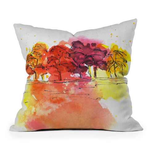 Laura Trevey Golden Hue Outdoor Throw Pillow