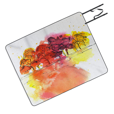 Laura Trevey Golden Hue Picnic Blanket