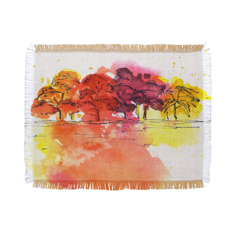 Laura Trevey Golden Hue Throw Blanket