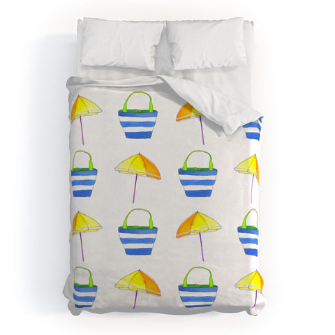 Laura Trevey Holiday Duvet Cover