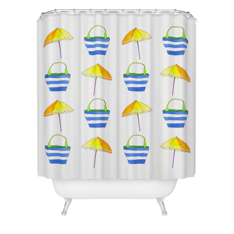 Laura Trevey Holiday Shower Curtain
