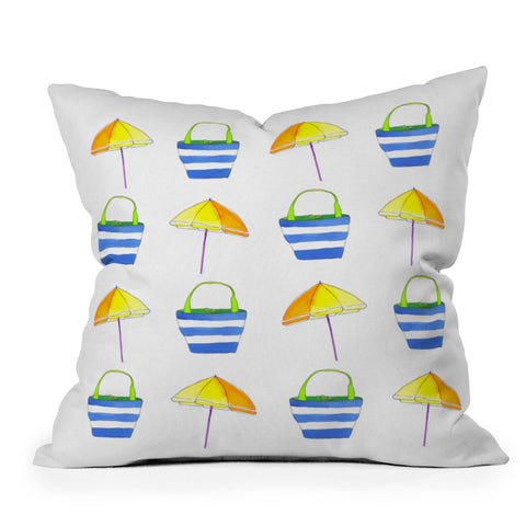 Laura Trevey Holiday Outdoor Throw Pillow