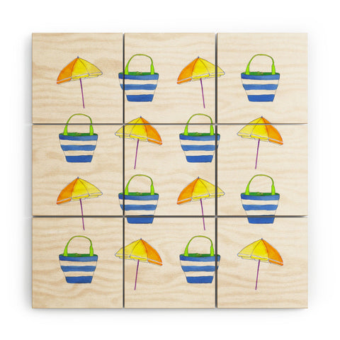 Laura Trevey Holiday Wood Wall Mural