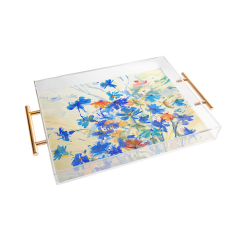 Laura Trevey Joyful Wildflowers Acrylic Tray