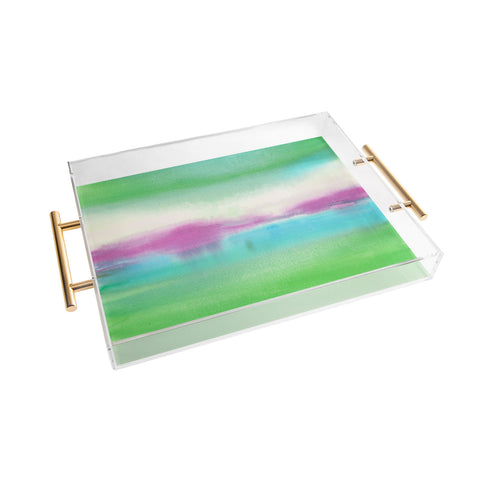 Laura Trevey lime and fuschia Acrylic Tray