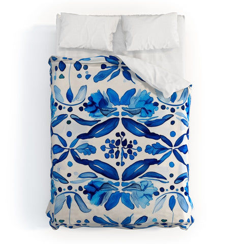 Laura Trevey Madrid Mist Duvet Cover