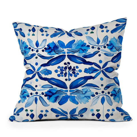 Laura Trevey Madrid Mist Throw Pillow