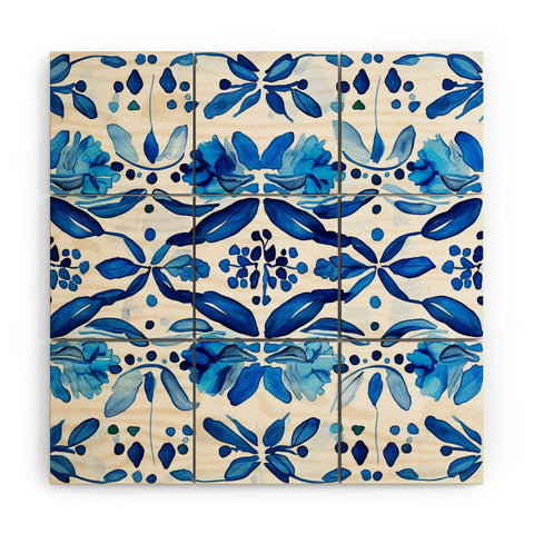 Laura Trevey Madrid Mist Wood Wall Mural