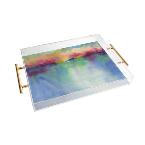 Laura Trevey Magical Sun Rising Acrylic Tray