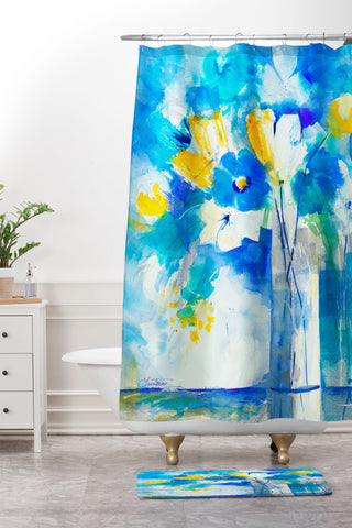 Laura Trevey Mallorca Shower Curtain And Mat