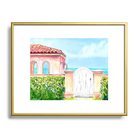 Laura Trevey Mediterranean Revival Metal Framed Art Print