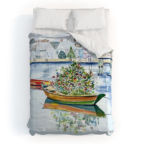 Laura Trevey Nantucket Christmas Comforter