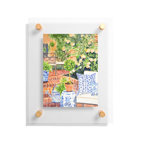 Laura Trevey On The Terrace Floating Acrylic Print