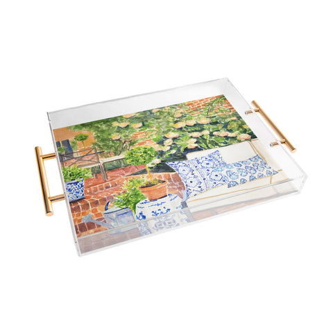 Laura Trevey On The Terrace Acrylic Tray