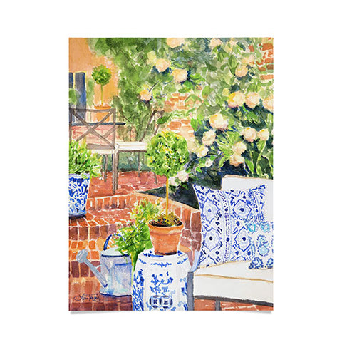 Laura Trevey On The Terrace Poster