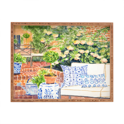 Laura Trevey On The Terrace Rectangular Tray