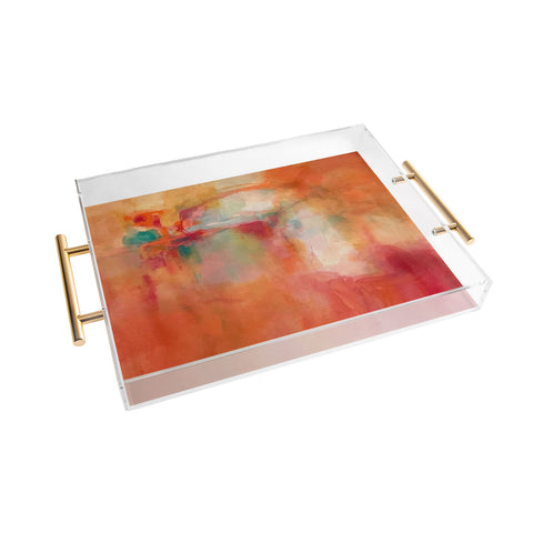 Laura Trevey Orange Daydream Acrylic Tray