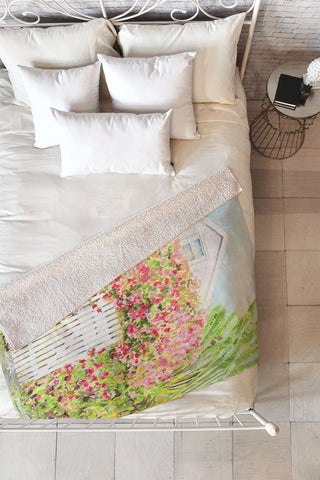 Laura Trevey Palm Beach Living Fleece Throw Blanket