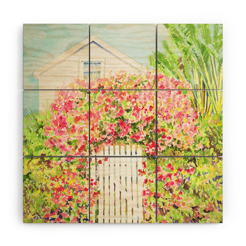 Laura Trevey Palm Beach Living Wood Wall Mural