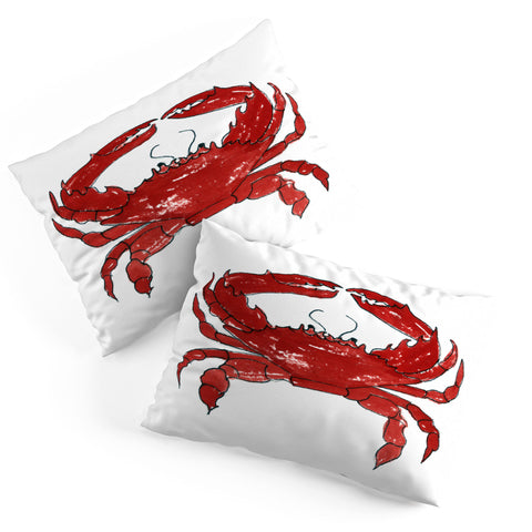 Laura Trevey Red Crab Pillow Shams