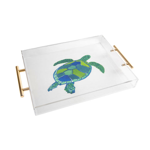 Laura Trevey Sea Turtle Acrylic Tray