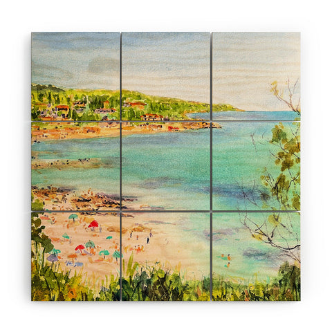 Laura Trevey South of France Wood Wall Mural