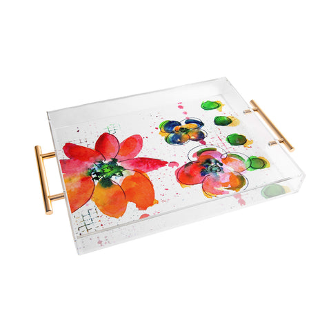 Laura Trevey Summer In Watercolor Acrylic Tray