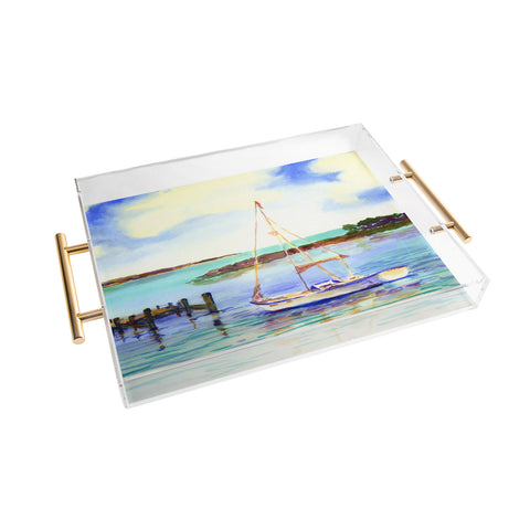 Laura Trevey Summer Sail Acrylic Tray