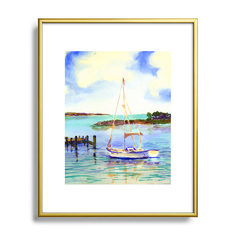 Laura Trevey Summer Sail Metal Framed Art Print
