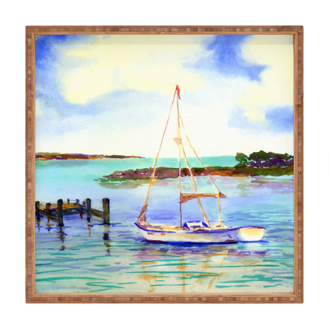 Laura Trevey Summer Sail Square Tray