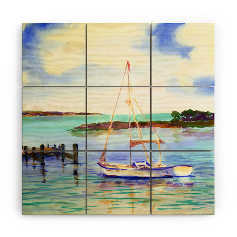 Laura Trevey Summer Sail Wood Wall Mural