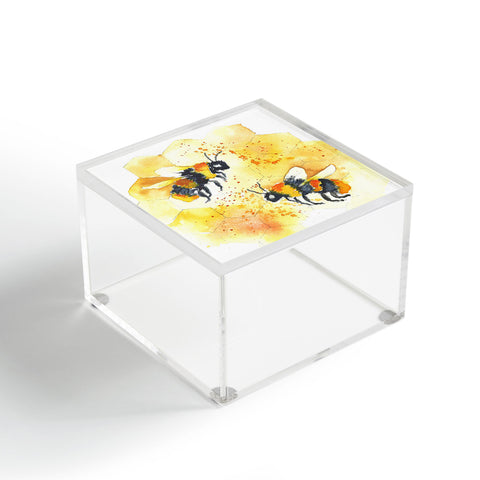Laura Trevey Two Honey Bees Acrylic Box