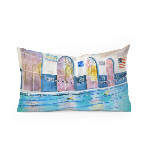 Laura Trevey UMWSWIM Oblong Throw Pillow