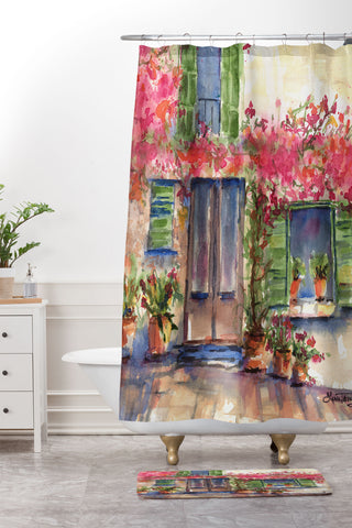 Laura Trevey Valldemossa Shower Curtain And Mat