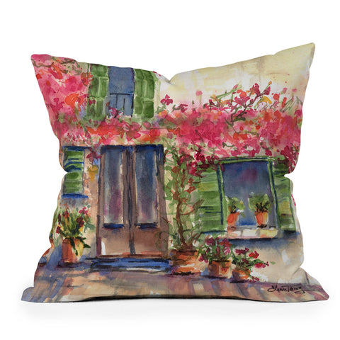 Laura Trevey Valldemossa Outdoor Throw Pillow