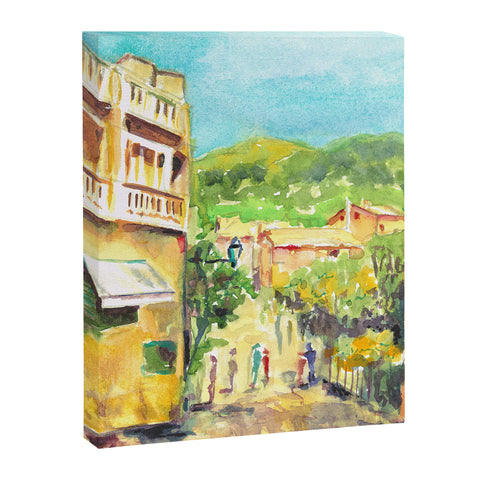 Laura Trevey Valldemossa Village Art Canvas