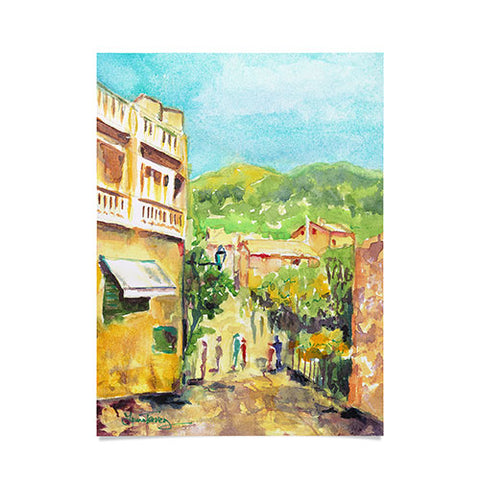 Laura Trevey Valldemossa Village Poster