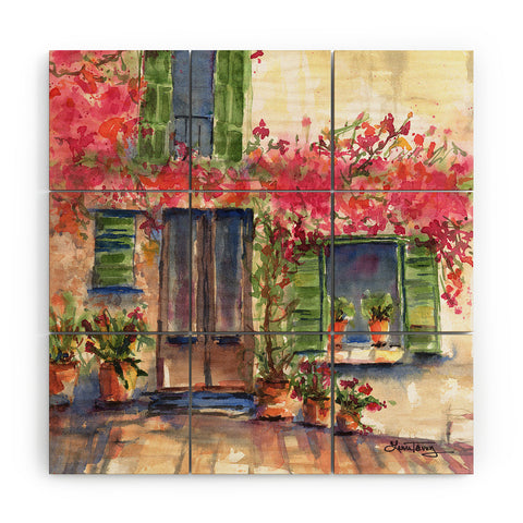 Laura Trevey Valldemossa Wood Wall Mural