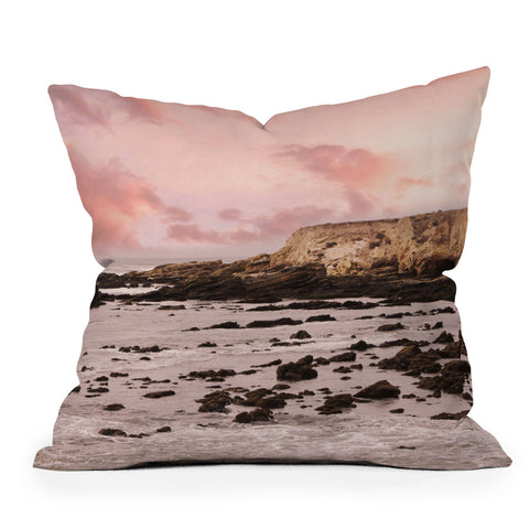 LBTOMA Beach Cliffs Outdoor Throw Pillow