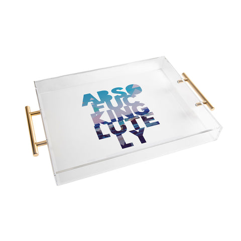 Leah Flores Absolutely 2 Acrylic Tray