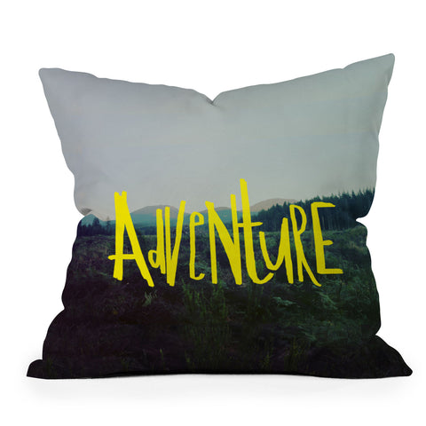 Leah Flores Adventure 1 Outdoor Throw Pillow