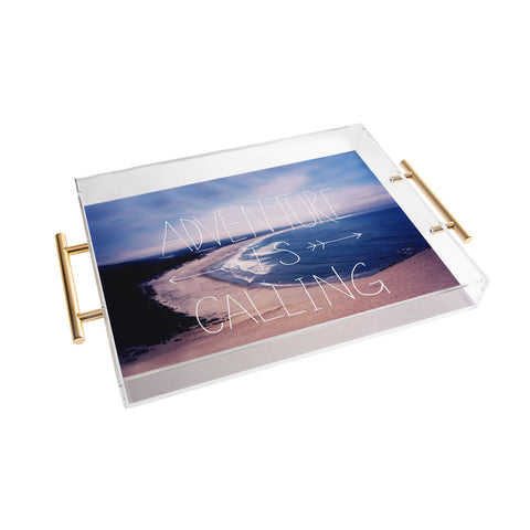 Leah Flores Adventure Is Calling Acrylic Tray