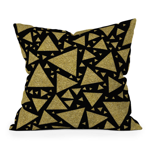 Leah Flores All That Glitters Outdoor Throw Pillow