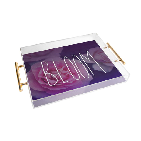 Leah Flores Bloom 5 Acrylic Tray