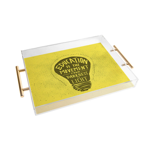 Leah Flores Education Acrylic Tray