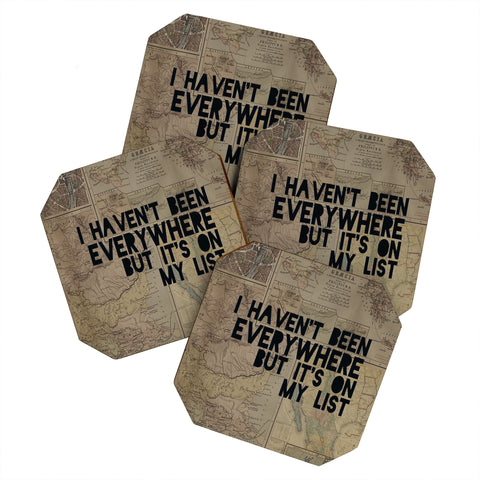 Leah Flores Everywhere Coaster Set