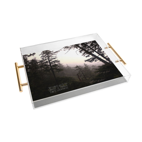Leah Flores Forest Universe Acrylic Tray