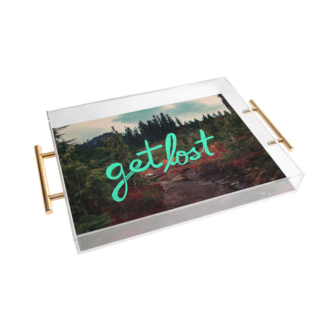 Leah Flores Get Lost in the Pacific Northwest Acrylic Tray