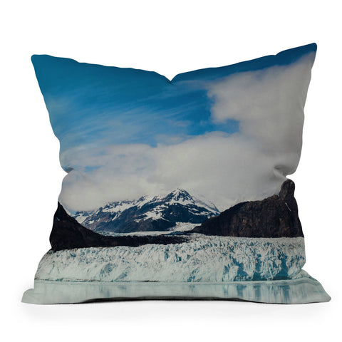 Leah Flores Glacier Bay National Park Outdoor Throw Pillow