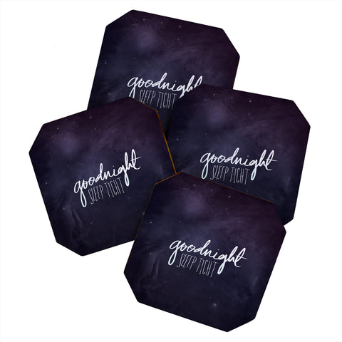 Leah Flores Goodnight Coaster Set